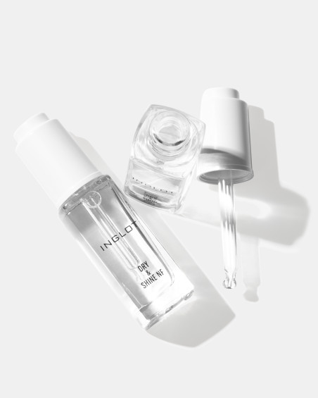 Preparat przyśpieszający wysychanie lakieru do paznokci DRY & SHINE NF