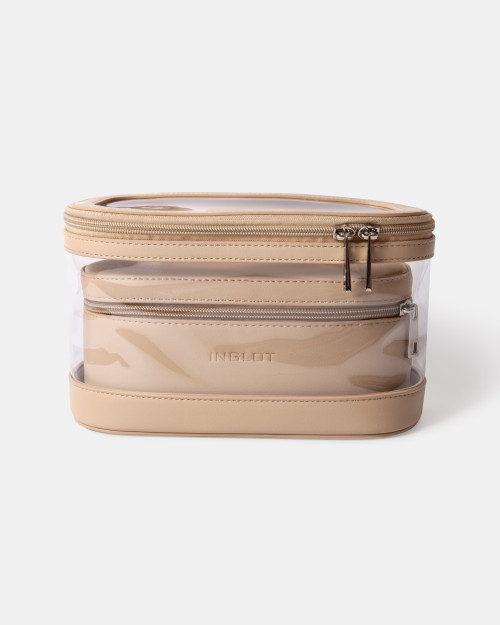 Zestaw kosmetyczek beżowy