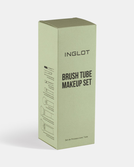 Zestaw pędzli w tubie ZIELONY