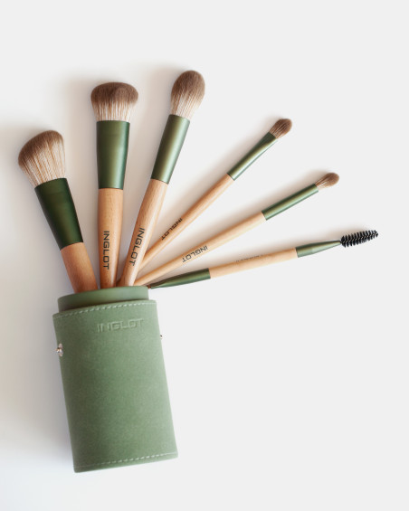 Zestaw pędzli w tubie ZIELONY