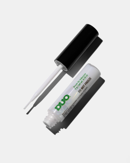 Klej do rzęs z pędzelkiem DUO Clear