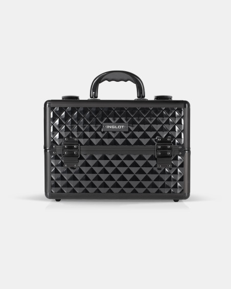 Kufer kosmetyczny diamentowy czarny duży (MB153A-M)