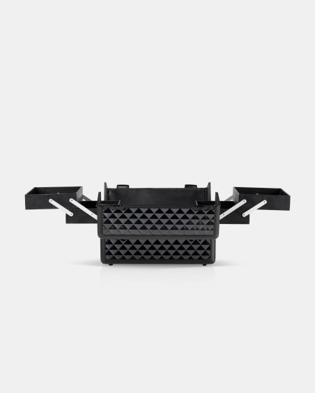 Kufer kosmetyczny diamentowy czarny duży (MB153A-M)