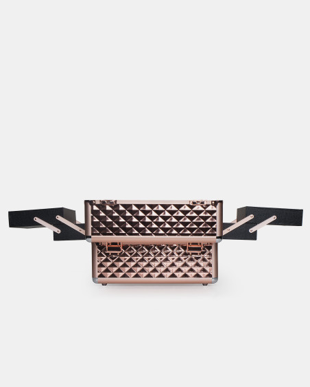 Kufer kosmetyczny diamentowy Rose Gold MB153A-M (K107 4)