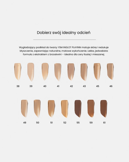 Wygładzający podkład do twarzy YSM INGLOT PLAYINN