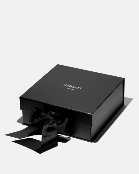 Pudełko średnie z kokardą - czarne