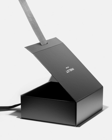 Pudełko średnie z kokardą - czarne