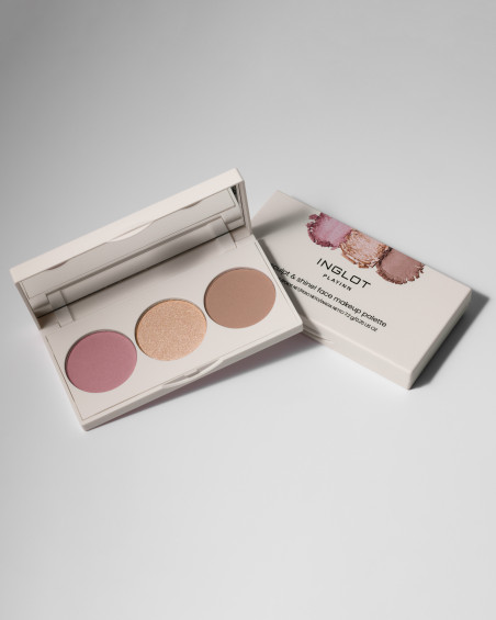 Paleta do makijażu twarzy SCULPT & SHINE! INGLOT PLAYINN