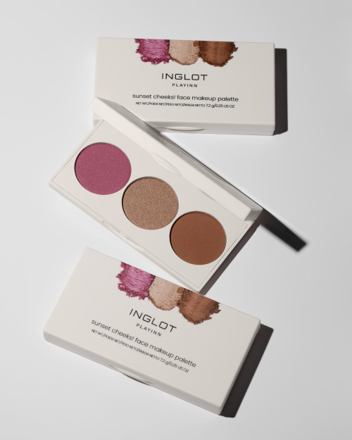 Paleta do makijażu twarzy SUNSET CHEEKS! INGLOT PLAYINN