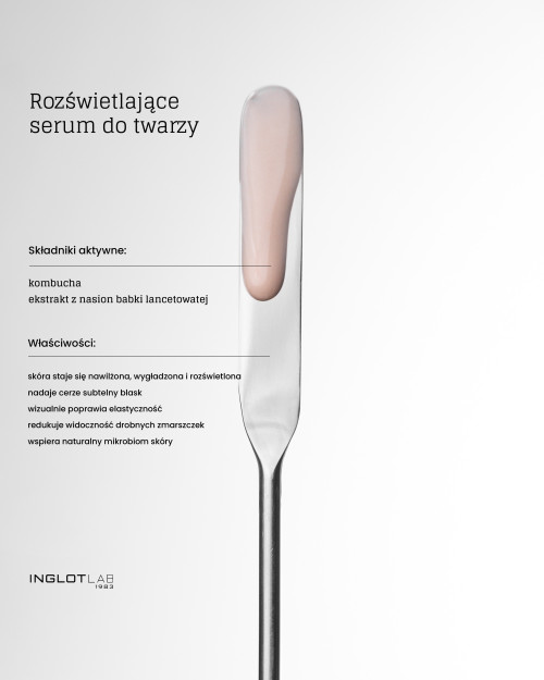Rozświetlające serum do twarzy INGLOT LAB
