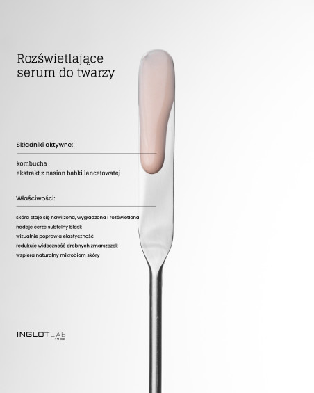 Rozświetlające serum do twarzy INGLOT LAB