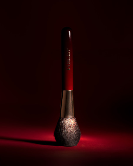 Zestaw pędzli do makijażu w tubie (Burgundowy)