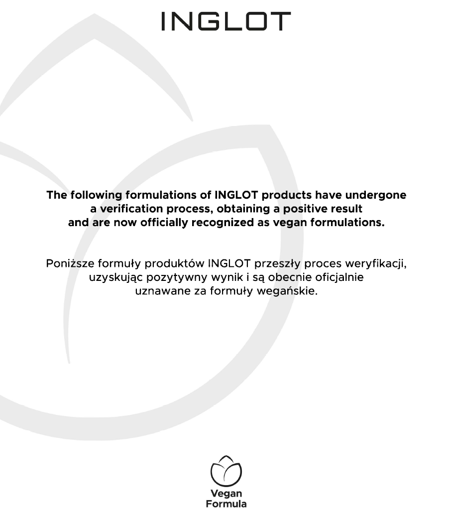 Vegan Formula Certficate